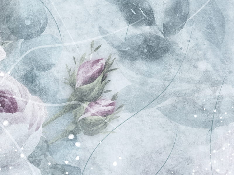 Fototapeta Blumenzartheit fragment #2