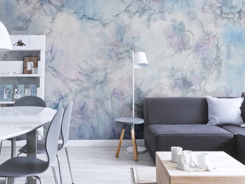 Fototapeta Bezaubernde Blumen we wnętrzu salonu