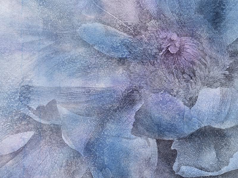 Fototapeta Volumetrische malerische Blumen fragment # 1