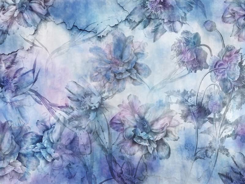 Fototapeta Volumetrische malerische Blumen