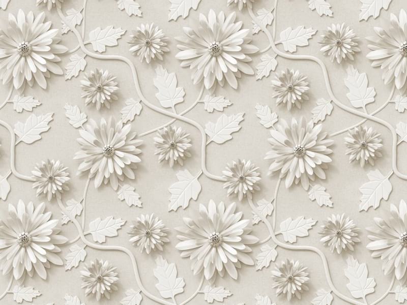 Fototapeta Blumen im Relief