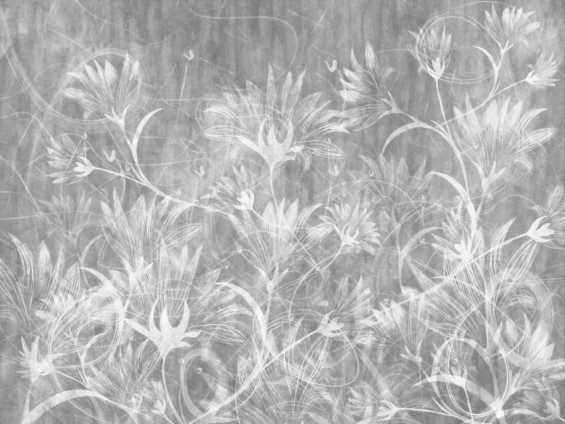 Fototapeta Muster auf grauem Hintergrund
