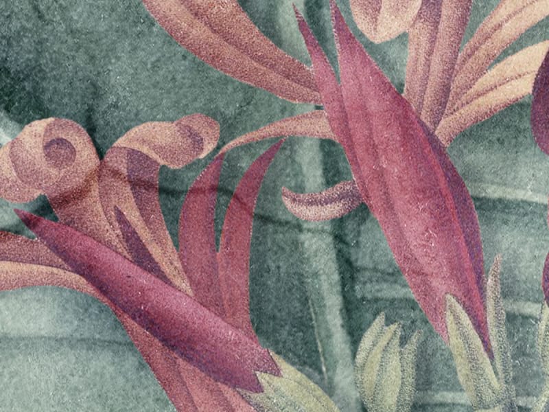 Fototapeta Zusammensetzung der Blätter fragment #3