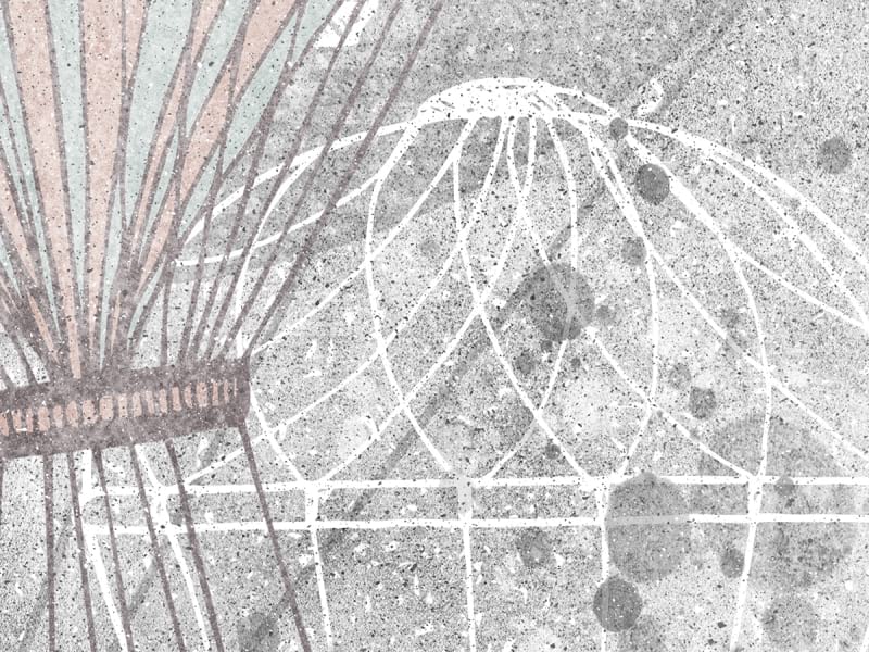 Fototapeta Luftballons auf grauem Hintergrund fragment # 1