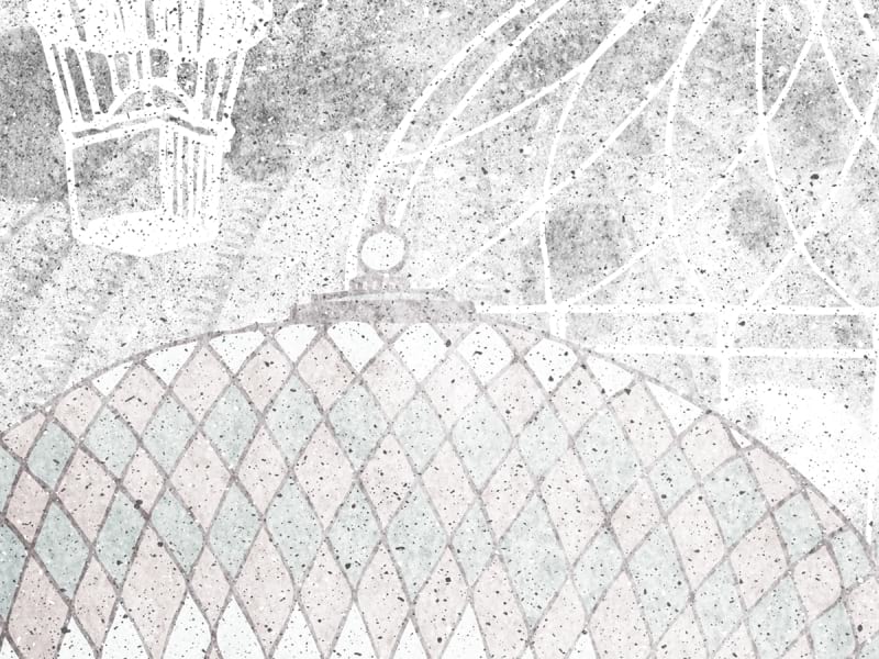 Fototapeta Luftballons auf grauem Hintergrund fragment #2