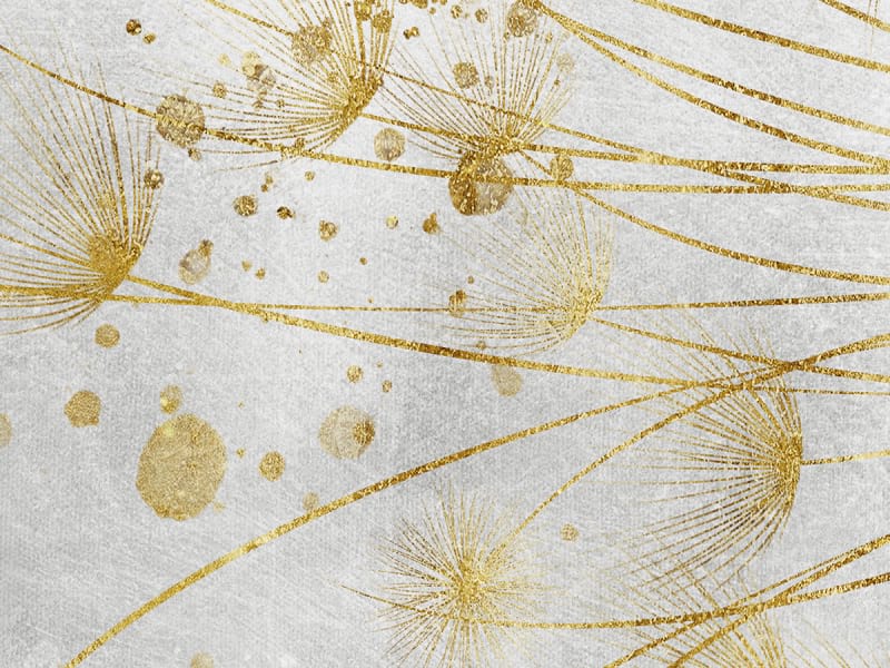 Fototapeta Goldener Löwenzahn fragment # 1