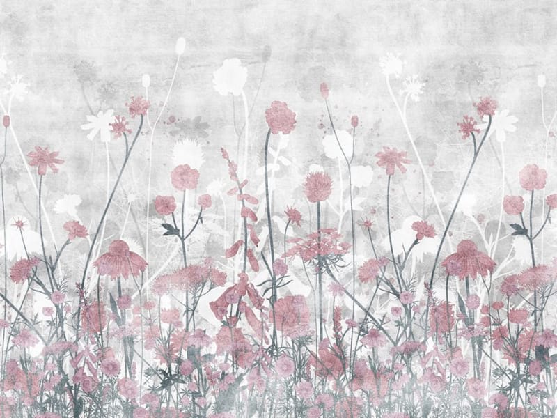 Fototapeta Rote Wildblumen