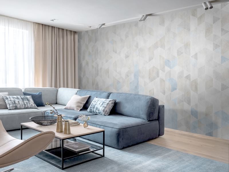 Fototapeta Leichte Geometrie we wnętrzu salonu