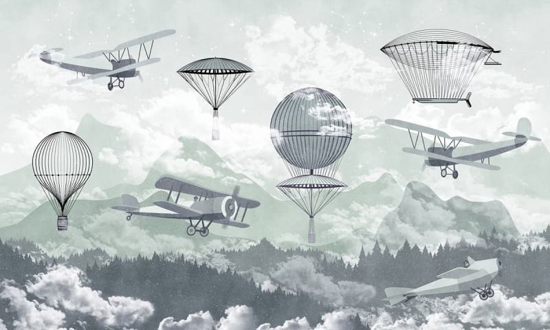 Fototapeta Hoch fliegen