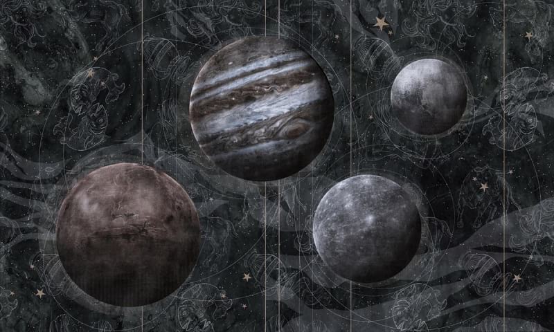 Fototapeta Unbenannte Planeten
