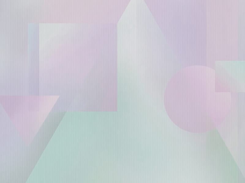 Fototapeta Rosa und blaue Geometrie