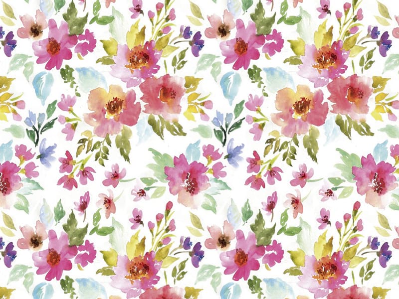 Fototapeta Märchenblumen-Aquarell