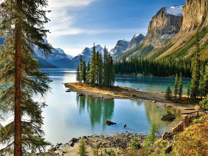 Fototapeta Spirit Island Kanada