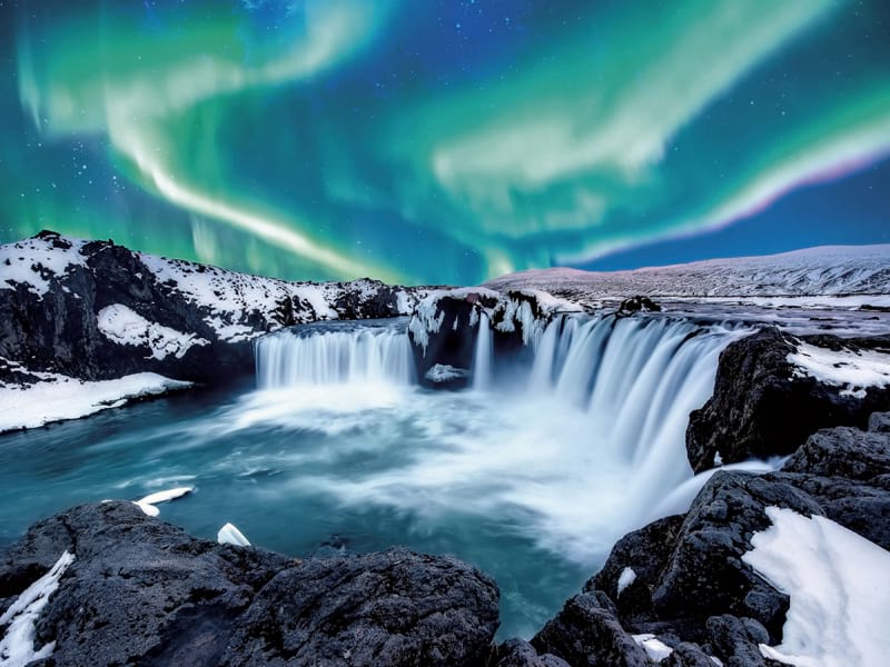 Fototapeta Nächtliche Naturlandschaft