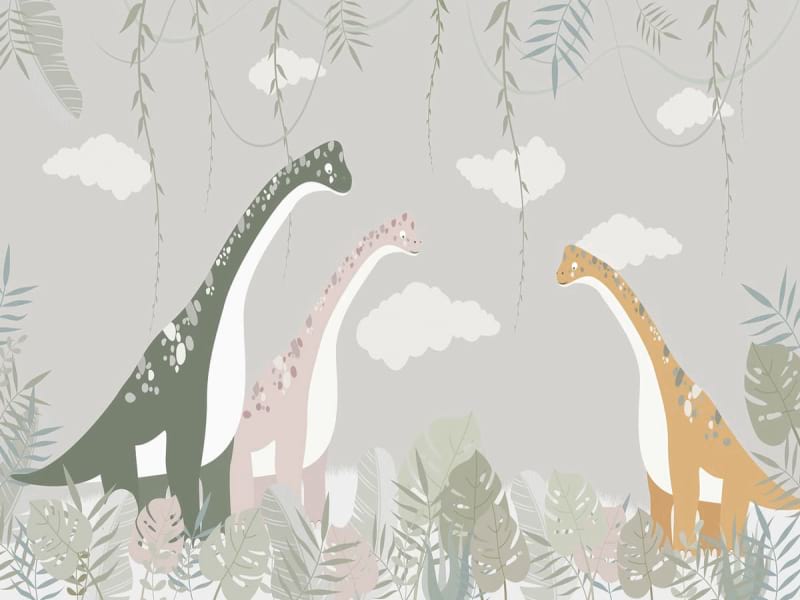 Fototapeta Dinosaurier in den Tropen