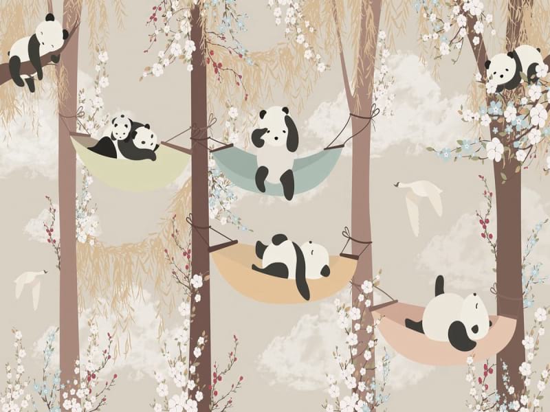 Fototapeta Pandas gezeichnet