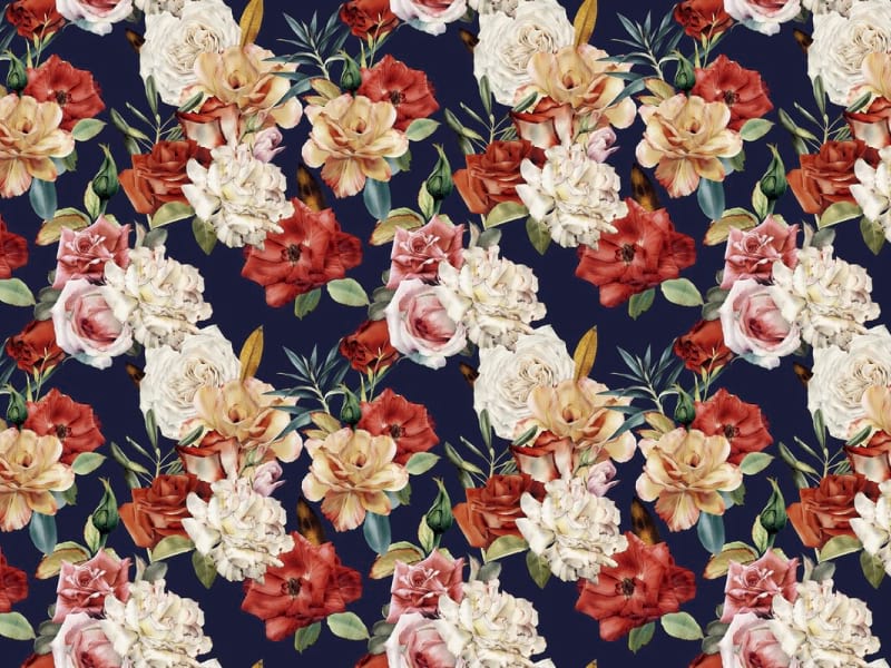 Fototapeta Helle Gartenblumen