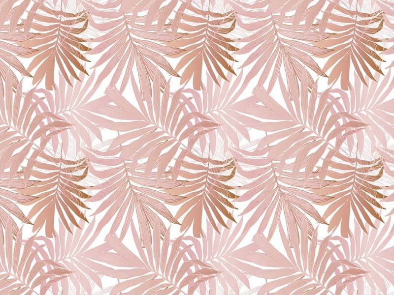 Fototapeta Rosa Palmblätter