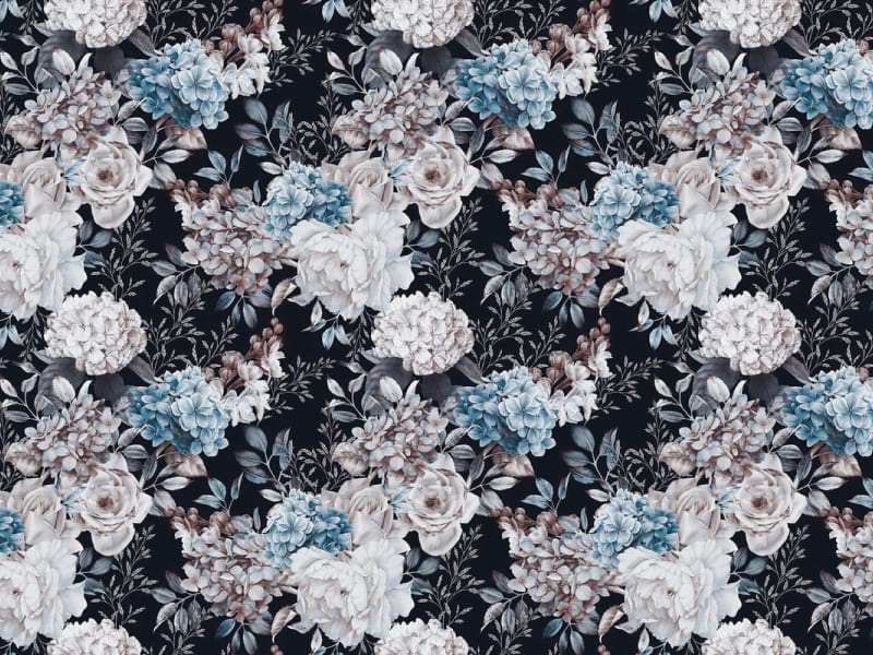 Fototapeta Blumen auf dunklem Hintergrund