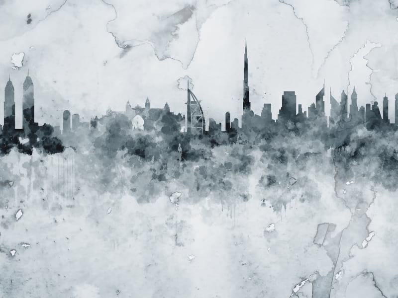 Fototapeta Dunkle Stadt