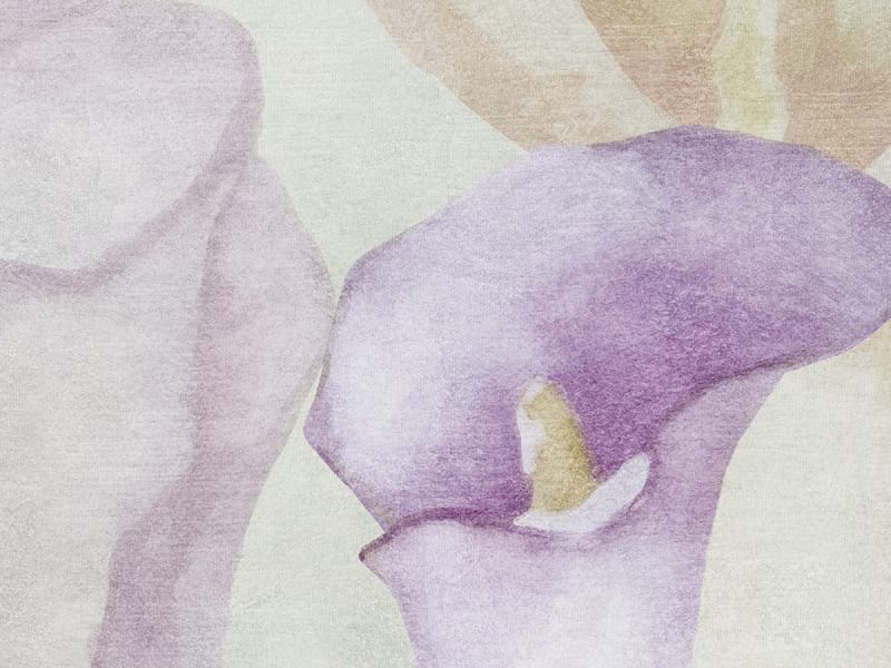 Fototapeta Gartenblumen-Aquarell fragment # 1