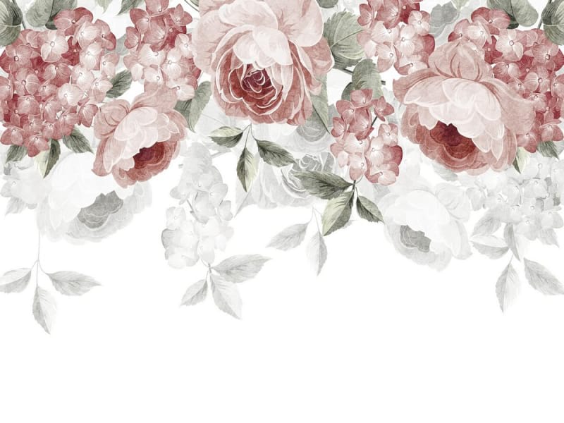Fototapeta Volumetrische rosa Blüten