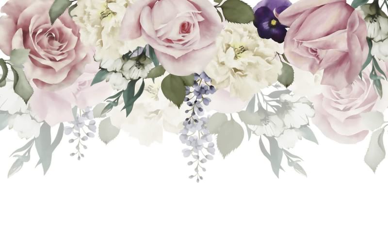 Fototapeta Frühlingsstrauß aus Rosen