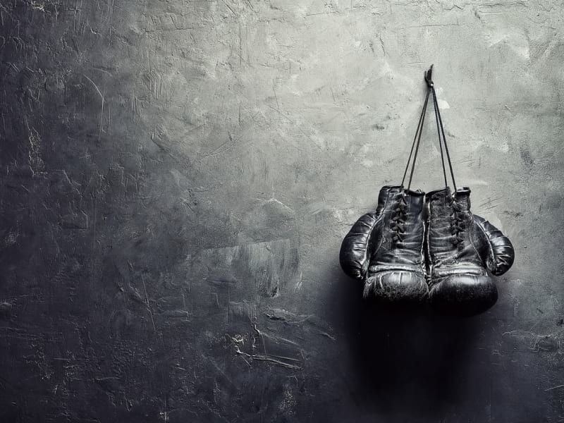 Fototapeta Alte Boxhandschuhe