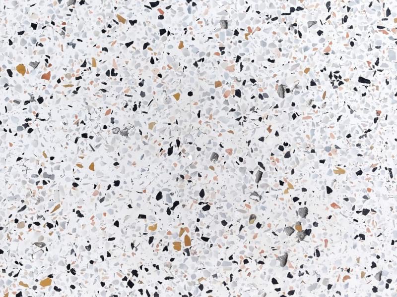Fototapeta Weißer Mosaikmarmor