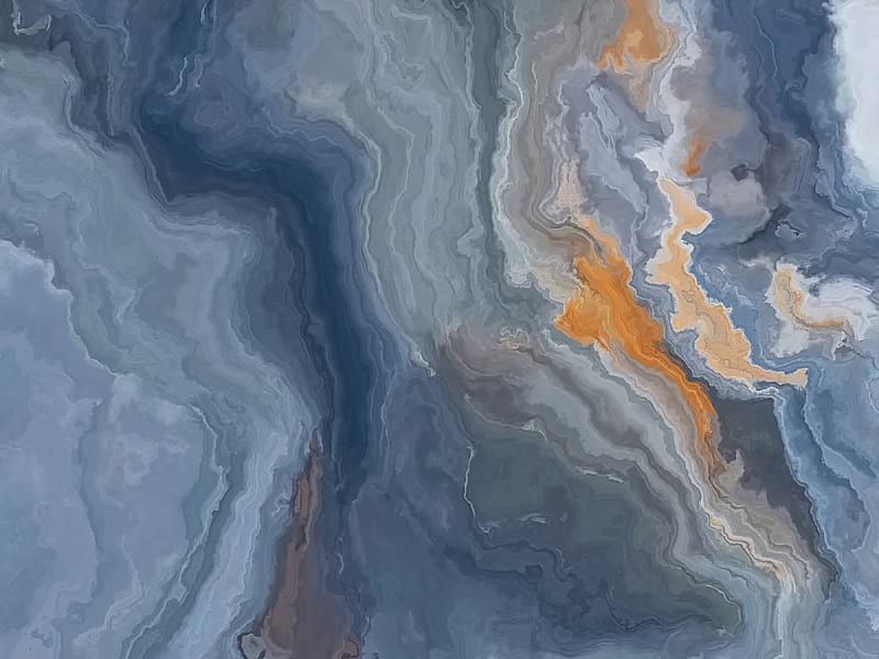 Fototapeta Goldblauer Marmor fragment #2