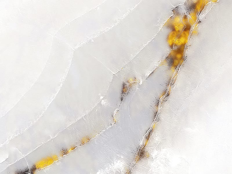 Fototapeta Glänzender weißer Marmor fragment #2
