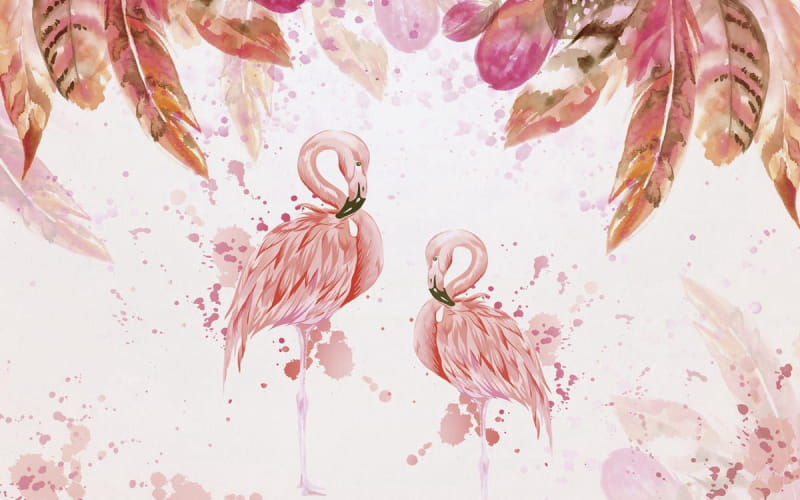 Fototapeta Zauberhafte Flamingos