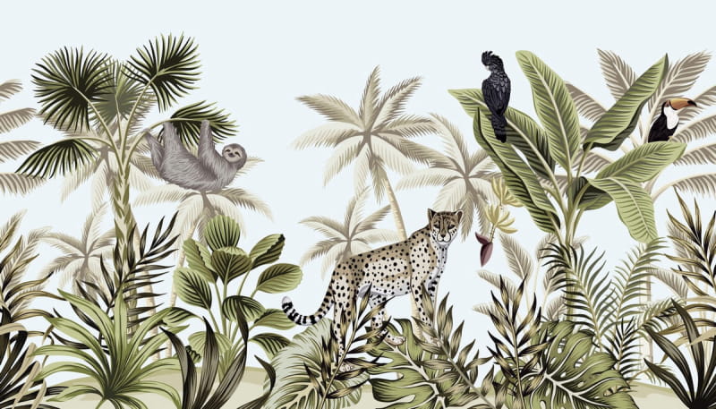 Fototapeta Gepard in den Tropen
