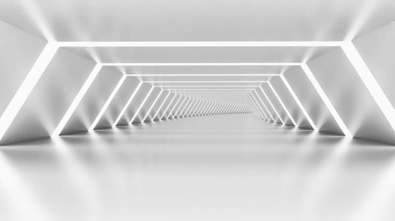 Fototapeta Endloser Tunnel 3D