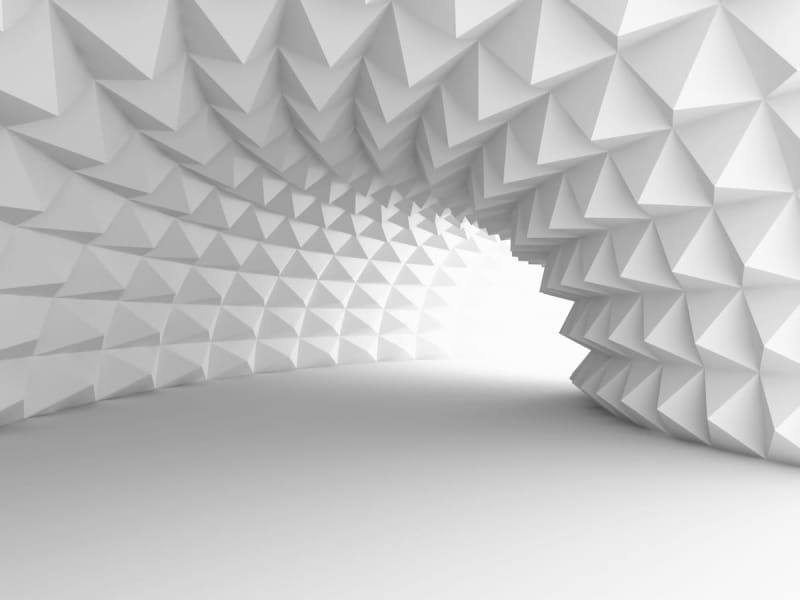 Fototapeta Volumentunnel 3D