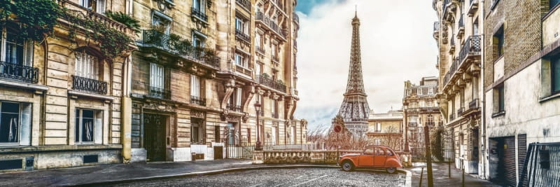 Fototapeta Morgen in Paris
