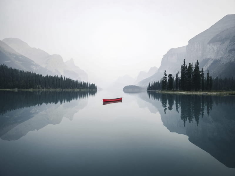 Fototapeta Einsames Boot
