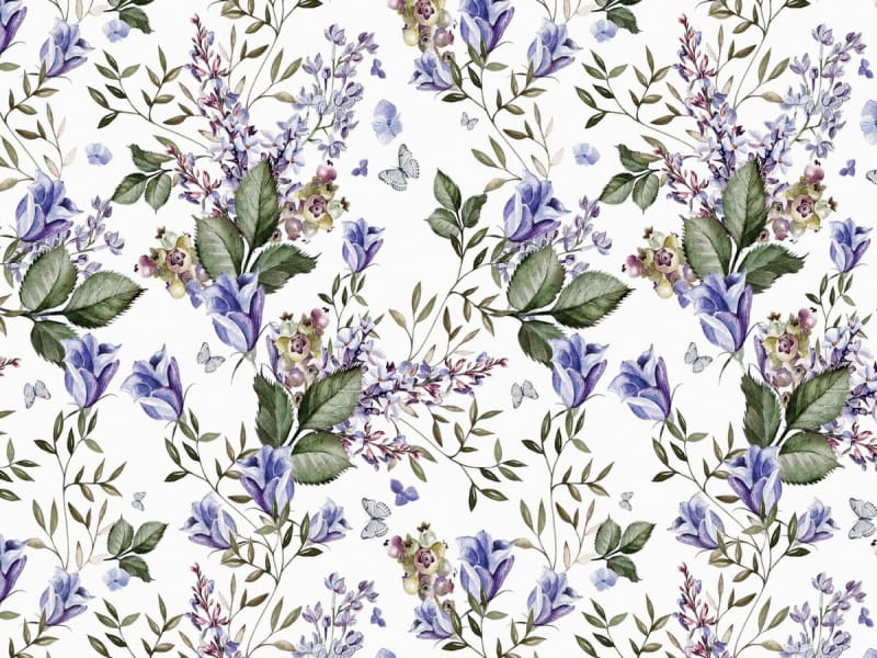 Fototapeta Lavendel-Wildblumen