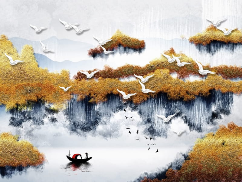 Fototapeta Magische Landschaft