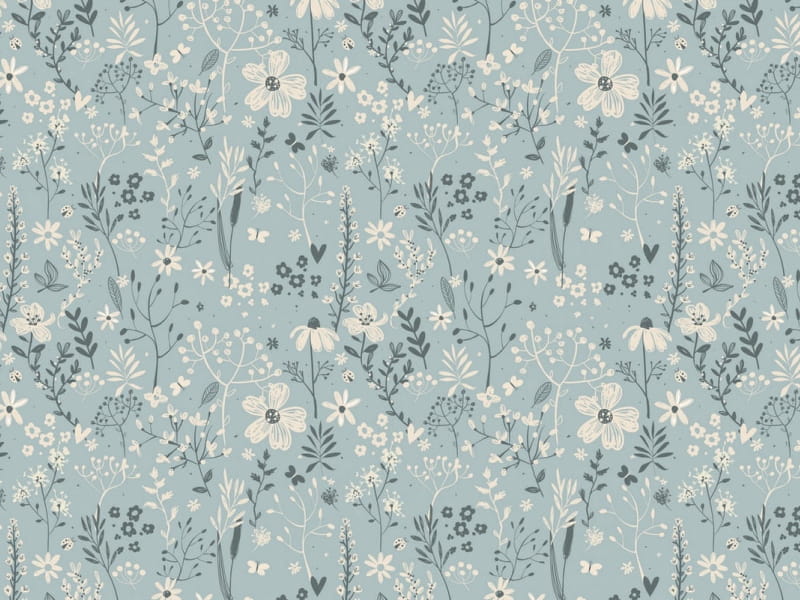 Fototapeta Blumen auf hellgrauem Hintergrund