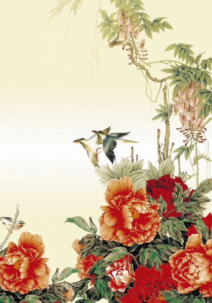 Fototapeta Wunderschöne rote Blumen