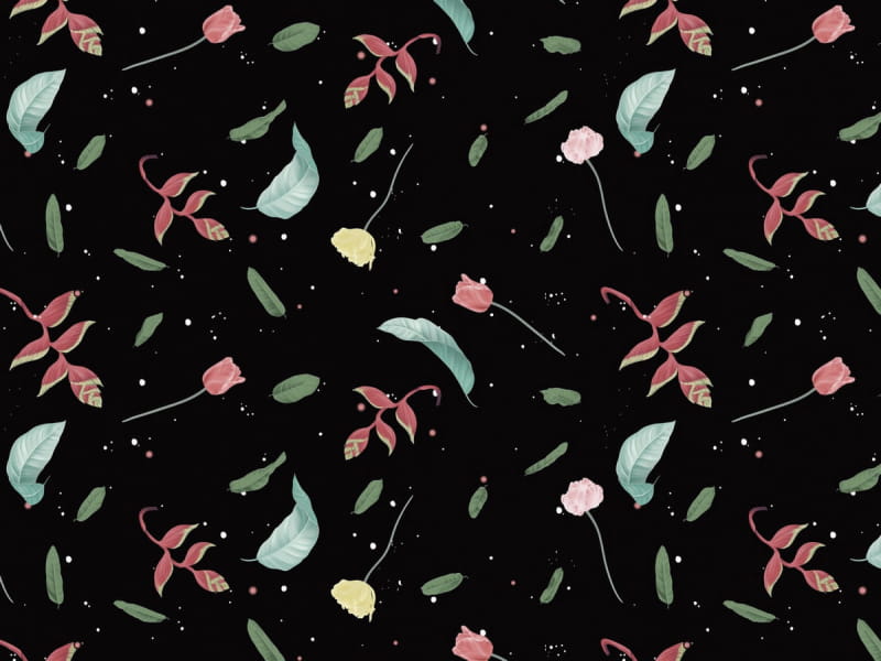 Fototapeta Blumenkonfetti