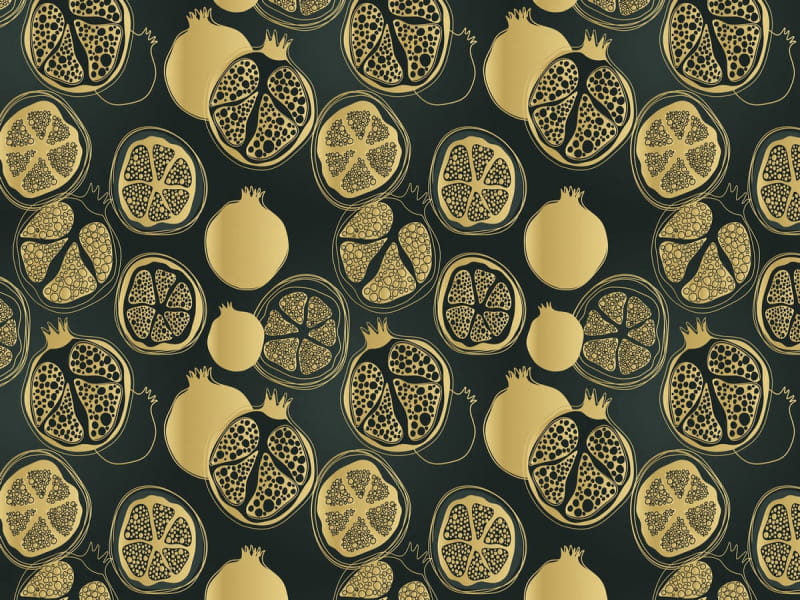 Fototapeta Goldener Granat