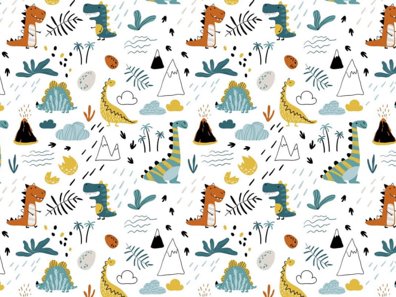 Fototapeta Kleine Dinosaurier