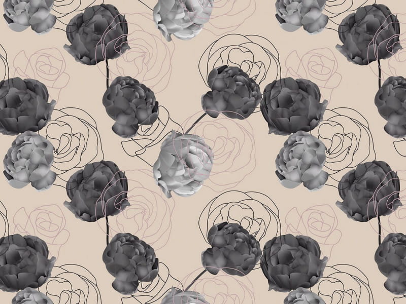 Fototapeta Eschenrosen