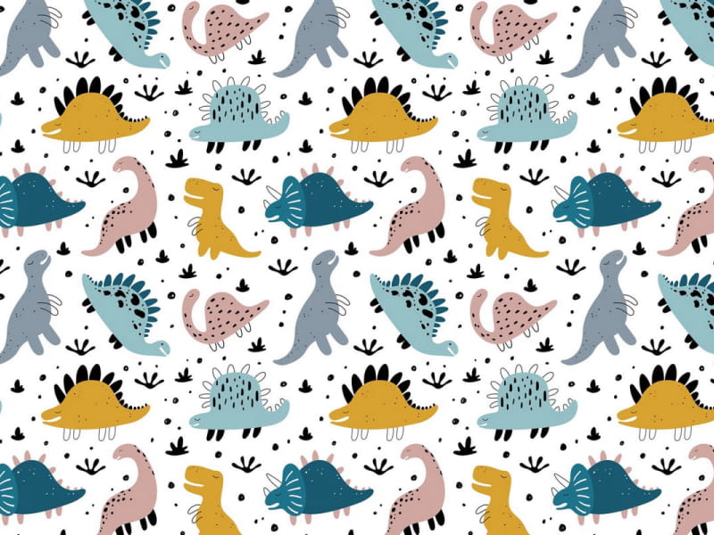 Fototapeta Bunte Dinosaurier