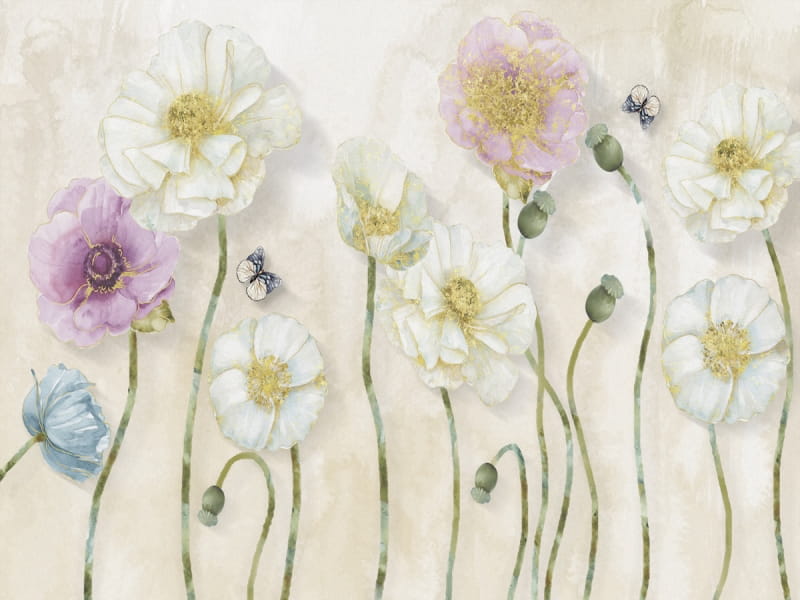 Fototapeta Zarte Blüten im Garten