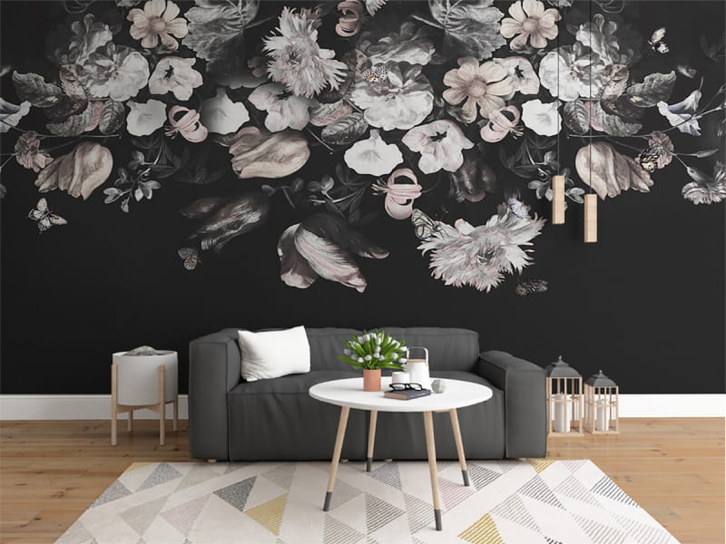 Fototapeta Blumenrausch im Garten we wnętrzu salonu