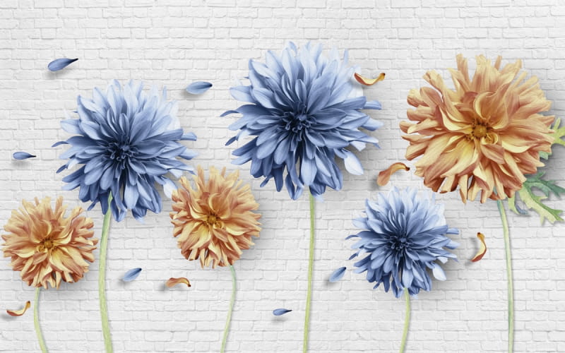 Fototapeta Bunte Blumen 3D