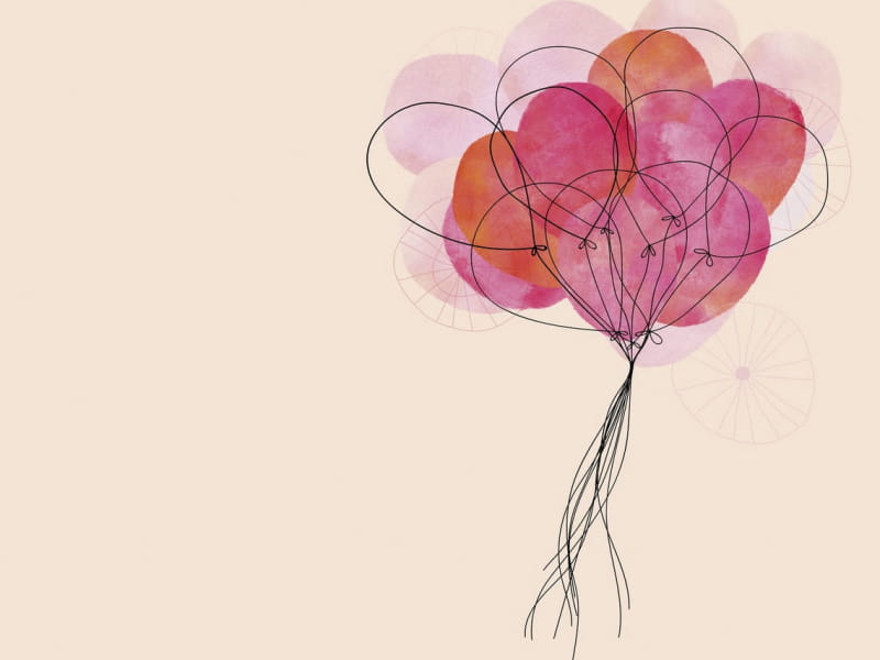 Fototapeta Bunte Luftballons